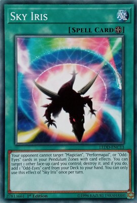 LEDD-ENC13 SKY IRIS COMMON 1.AUFLAGE YuGiOh KARTE