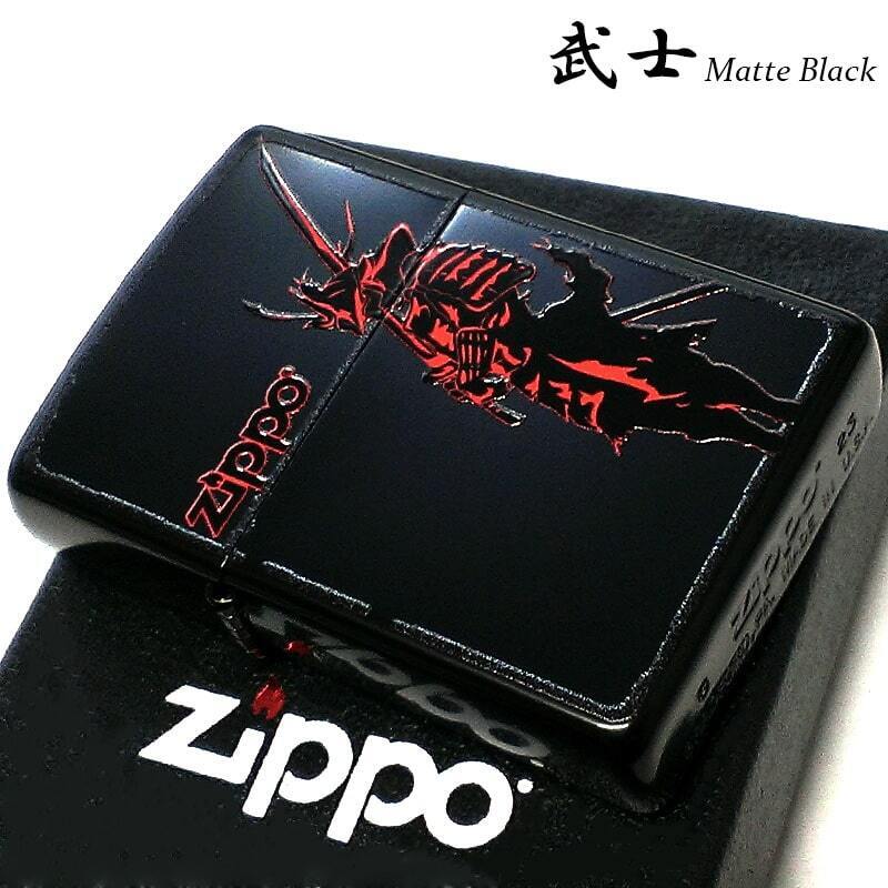 ZIPPO lighter Japanese pattern samurai armor unused item