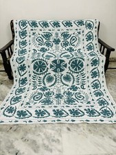 Uzbek Suzani Bedspread/ Boho Home Living/ Suzani Wall Hanging And Tablecloth