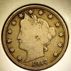 Photo of a 1912-D Liberty Nickel from an eBay listing that sold on Jul 15, 2026