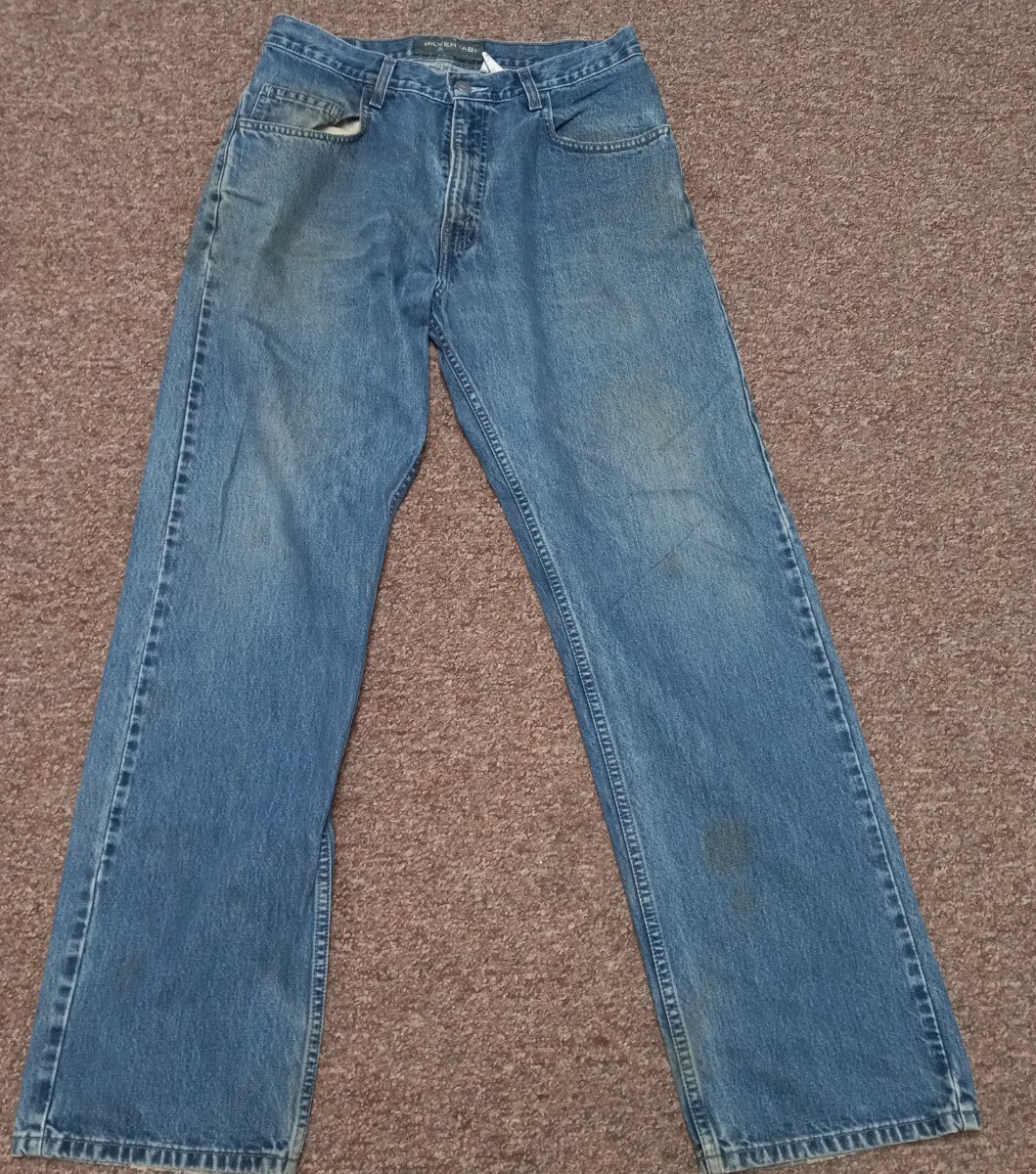 LEVI’S silvertab Loose w34 L32 Vintage Levis Silvertab Loose Fit Jeans Mens 32x34 READ | eBay