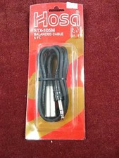 Hosa STX-105M Balanced Interconnect, 1/4 in TRS to XLR3M, 5 ft S1-2 