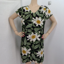 ANN TAYLOR MULTICOLOR FLORAL SHORT SLEEVE SHIFT CAREER DRESS SIZE: SP NWT