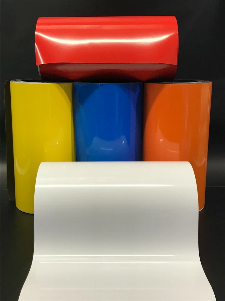 NEW 0.85 Magnetic Sheet Sign Vinyl Rolls 300mm wide rolls many colours to choose