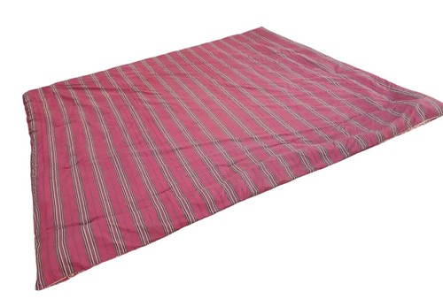 Ralph Lauren LRL Comforter King Pirouette Paisley Stripe Reversible Red Gold - Picture 7 of 9