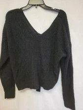 MSRP $44 Hooked Up Womens Sweater Black Size M