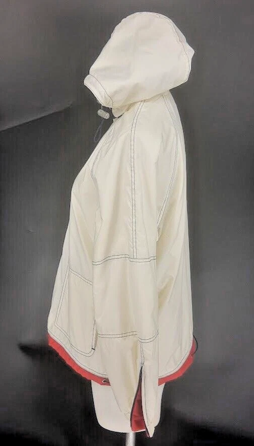 Женская белая ветровка с капюшоном Weather Tamer Gorpcore размер Маленький - Изображение 3 из 4