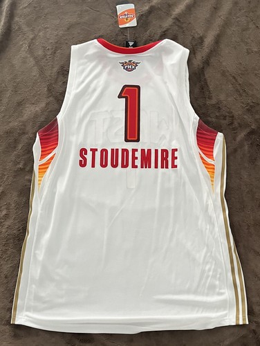 RARE new 2009 NBA Phoenix Suns West All-Star Jersey Amare Stoudemire #1 size XXL - Picture 6 of 6