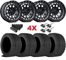 275 60 20 Wheel Tire Package Set Black Maverick All Terrain At 275 60 20 Wheel Tire Package Set Black Maverick All Terrain At
