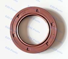 EAI 40x70x10mm FPM/FKM Oil Shaft Rotary Seal w/ Stainless Steel Spring Dbl Lip