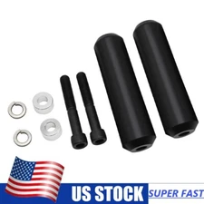 Smooth Shock Sliders 6.5" Black Bars For Harley Nightster RH975 RH975S 22-24 US 