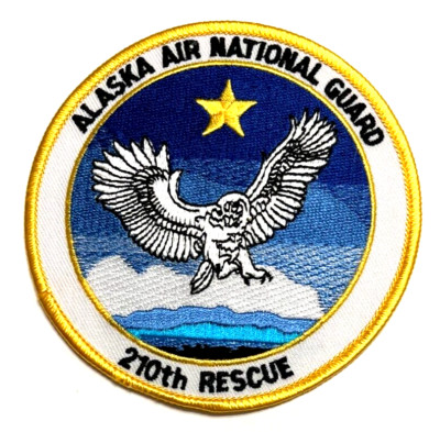 US AIR FORCE 210th RESCUE SQ. PATCH 176th WING ALASKA AIR NATIONAL GUARD (AFD)