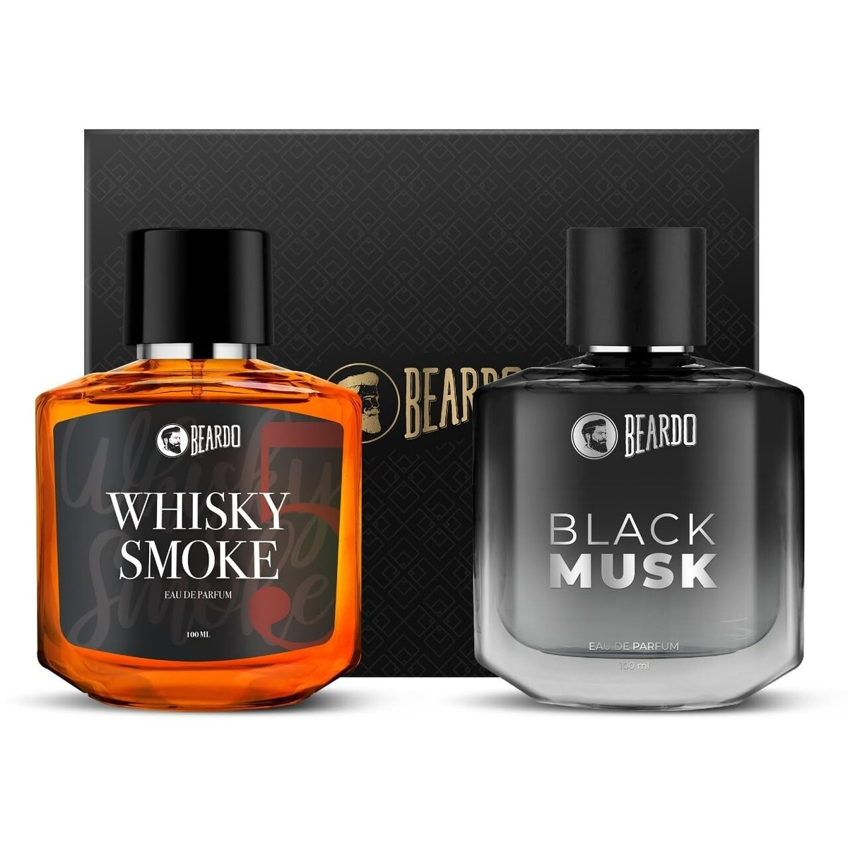 Beardo Whisky Smoke Perfume Black Musk EDP Parfum Long Lasting Body Spray  100ML