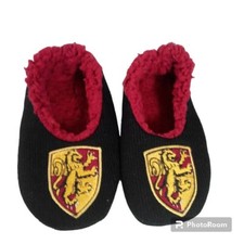 Harry Potter Movie Gryffindor Crest House Shoes Slippers Toddler 1.5 Red Black