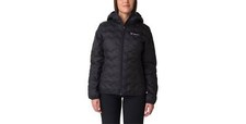 Columbia Women Black Delta Ridge Down Hooded Jacket Large Rrp:110