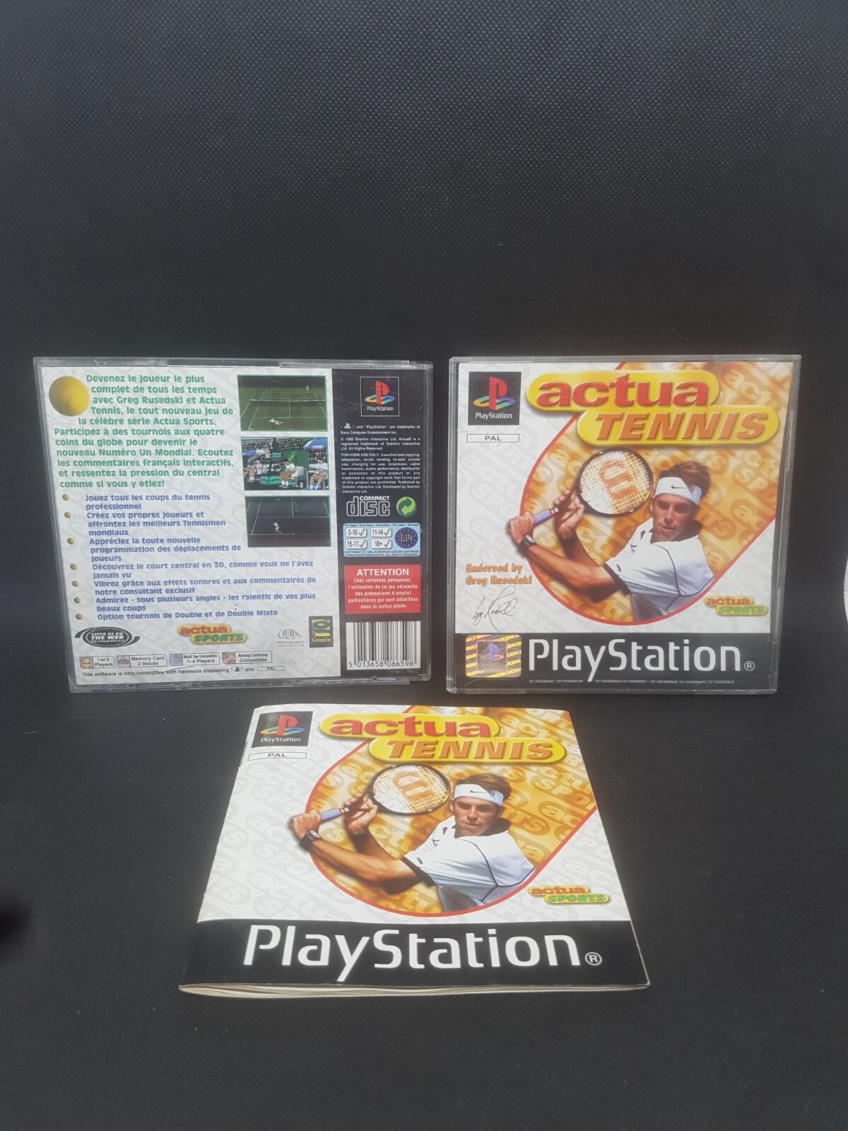 PS1 Complet Actua Tennis