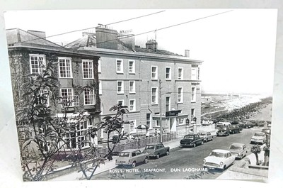 Ross's Hotel Seafront Dun Laoghaire Dublin Irland Vintage RP Postkarte 1960er