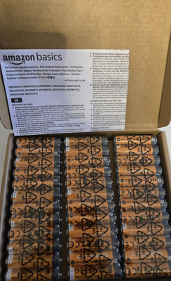 AAA Batteries Amazon Basics Alkaline Pack 36 Count - NEW 