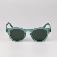 Celine Men Sunglasses Lime Green Transparent Square CL40233I 93N BRAND NEW
