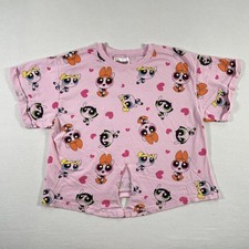 Powerpuff Girls Shirt Girls XL Pink All Over ...
