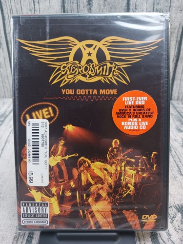 Aerosmith: You Gotta Move (DVD, 2004, Live Performance + Bonus CD) Brand New - Foto 1 di 2