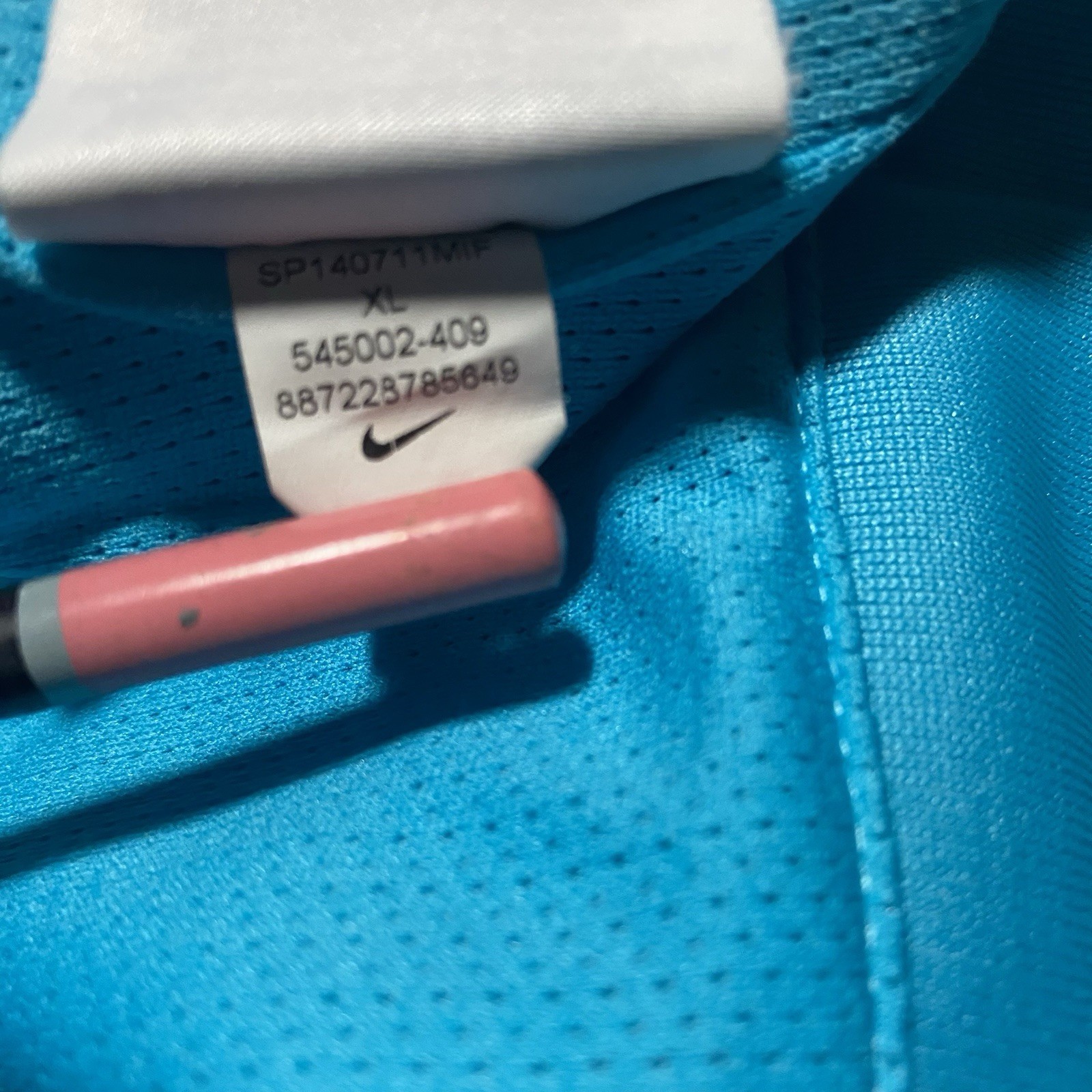 2014-2015 Nike Dri-FIT FC Barcelona Full Zip Track Jacket Men's XL Blue/Navy image 4