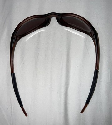 Oakley Eye Jacket Satisfy Brown Sunglasses | eBay