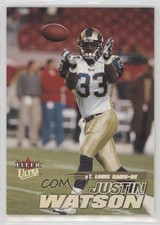 2001 Fleer Ultra Justin Watson #203 0q3