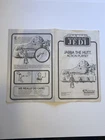 1983 Vintage Star Wars Jabba the Hutt Action Playset Paper Instructions Manual