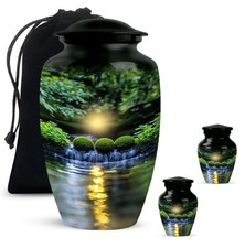 Nature Urn 10Inch  3Inch for Ashes Decorative Cremation Memorial Keepsake