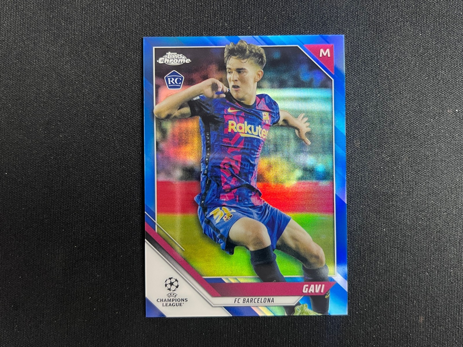 2021-22 Topps Chrome Uefa Champions League RC Gavi - Blue 148/150 #25
