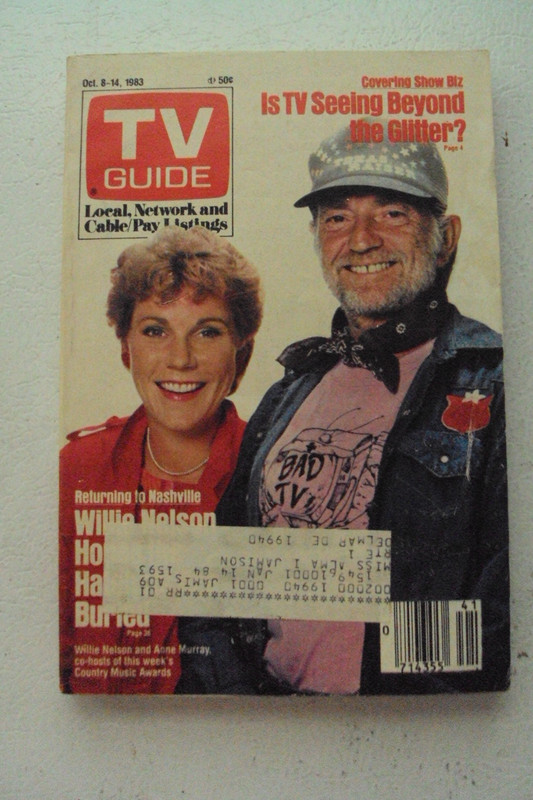 TV Guide, Oct. 1983, Willie Nelson and Anne Murray, Nashville