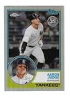 Aaron Judge 2018 Topps Chrome 1983 Refractor Card # 83T-1