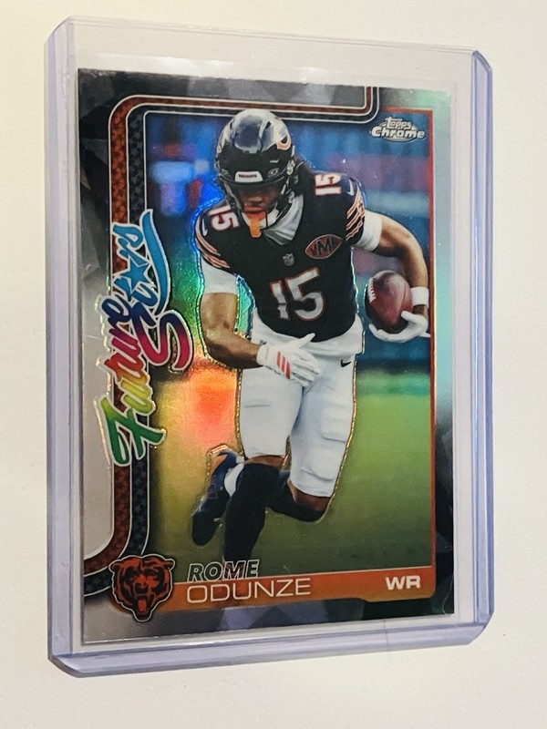 2025 Topps Chrome Rome Odunze Future Stars Refractor FS-2 Bears