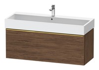 Duravit D-Neo Waschtischunterschrank Mit 1 Auszug Griff Gold Poliert 1184 X...