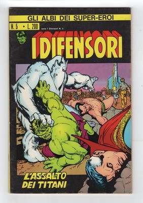 1973 MARVEL FEATURE #3 & DEFENDERS #1 1ST HULK VS XEMNU 3RD DEFENDERS RARE ITALY