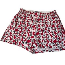 Polo Ralph Lauren Shorts Mens 34 Red Sailboat Nautical Vintage USA Cotton