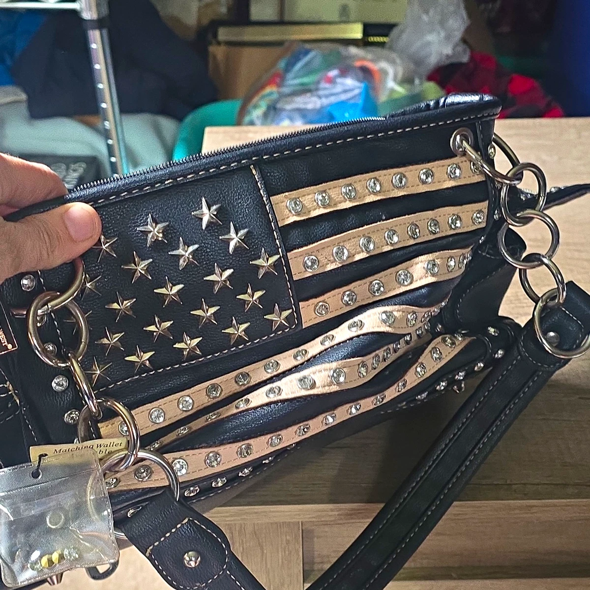 Stars Black Bags & Handbags for Women for sale | eBay