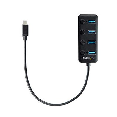 StarTech HB30C4AIB 4-Port USB-C Hub 4x USB-A Black