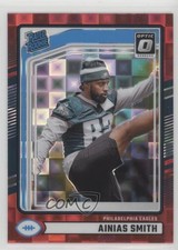 2024 Donruss Rated Rookie Optic Preview Red Pandora Prizm Ainias Smith #365 1by6