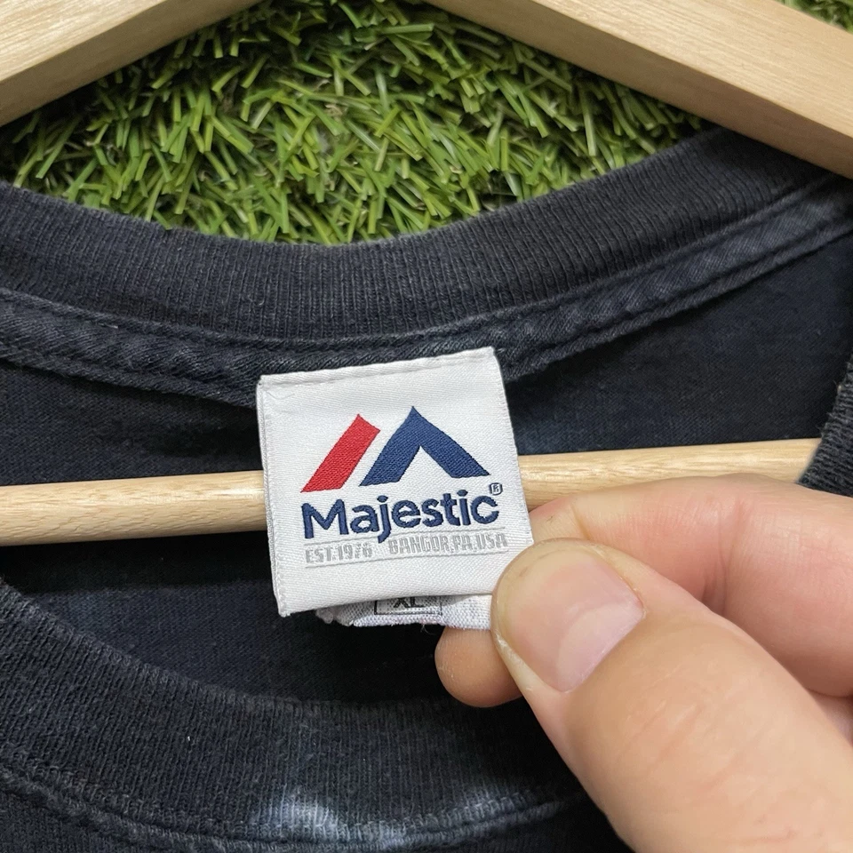 Vintage Y2K Oakland Raiders Mens XL Tie Dye T-Shirt Majestic NFL Sports Tee LV - Image 4 of 4