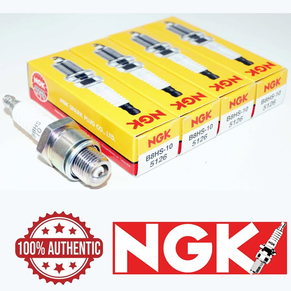 NEW NGK B8HS-10 Spark Plugs  Qty 4  Free shipping Lowest price