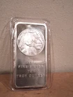 Indian Head Buffalo Nickel 10 Troy Ounces Silver Bar .999 Pure Silver - 10 oz