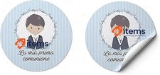 NA ZAYA 70 First Communion Baby Stickers For Favors - Na Sticker