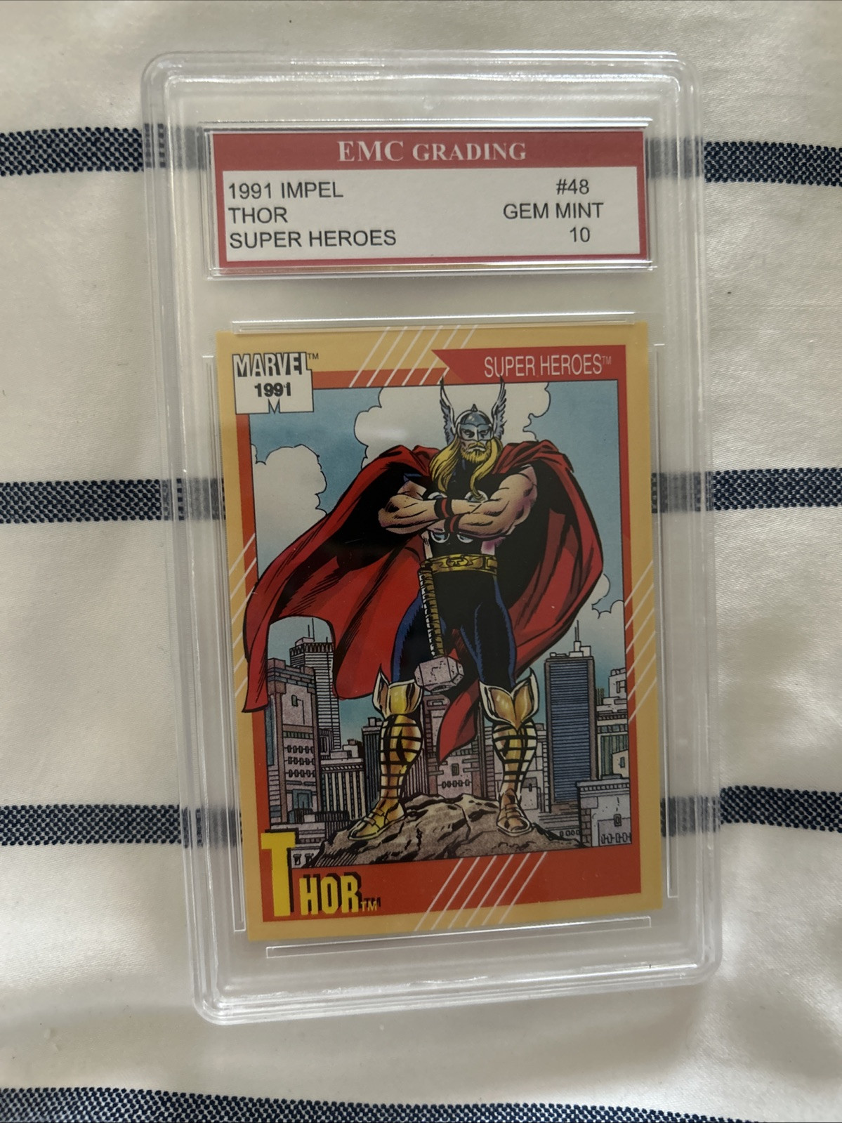 Thor 1991 Marvel Universe #48 EMC10 GEM MINT Super Heroes Collectible