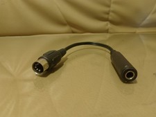 6,3 mm Klinke Buchse auf DIN 5 PIN Audio Adapter 