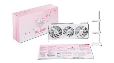 PowerColor Hellhound Sakura AMD Radeon RX 7800 XT 16GB GDDR6