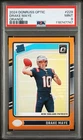 2024 PANINI DONRUSS OPTIC - Rated Rookie Drake Maye #229 Orange /249 (RC) PSA 9