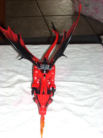 Red Dragon Figure from Lego Set 70403 Dragon Mountain, Castle Fantasy Era