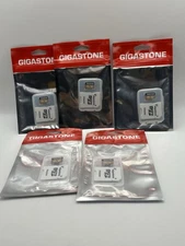 Lot of 5 Gigastone 256GB Micro SD Card, GoPro SD Card, 4K UHD Video Rec, A2 V30